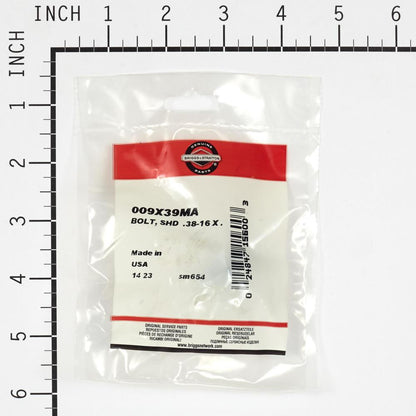 Briggs & Stratton Bolt, Shd .38-16 X . 9X39MA