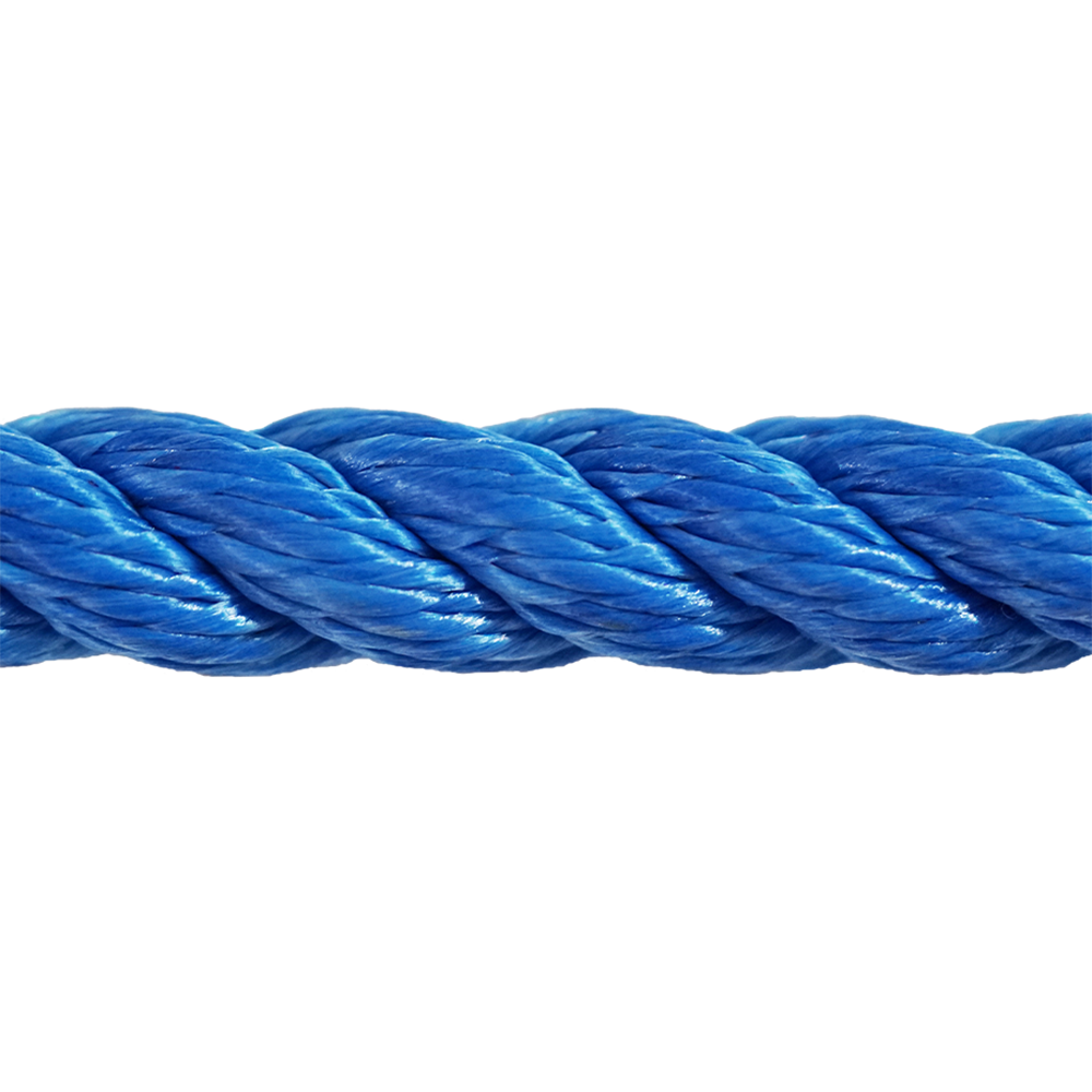 AllGear Husky 3-Strand Twisted Polyester Bull Rope 1/2" x 600' R AG3STP12600B