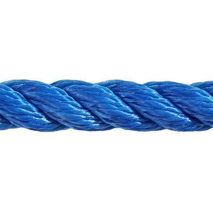 AllGear Husky 3-Strand Twisted Polyester Bull Rope 1/2" x 600' R AG3STP12600B