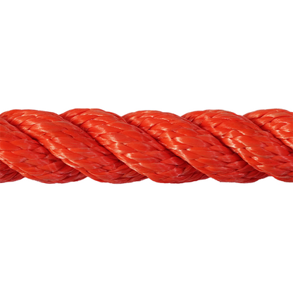 AllGear Husky 3-Strand Twisted Polyester Bull Rope 3/4" x 120" AG3STP34120O