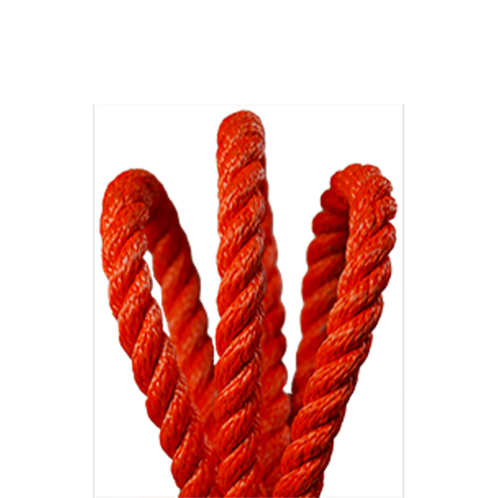 AllGear Husky 3-Strand Twisted Polyester Bull Rope 3/4" x 120" AG3STP34120O