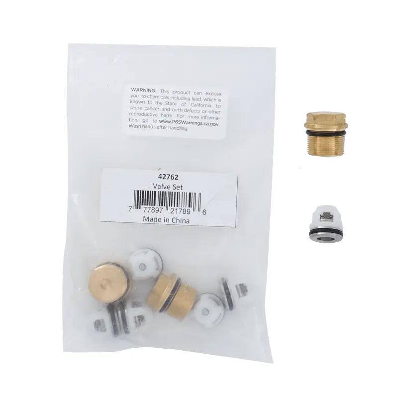 Valve Set (6) + Plug (3).