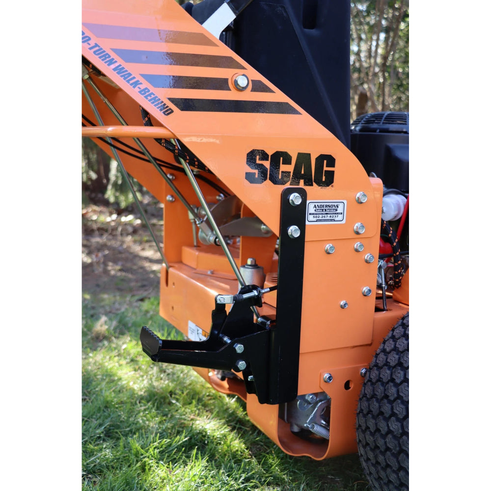 GrassFlap Scag No-Drill Mount & SWZT Pedal Mount Bundle B8