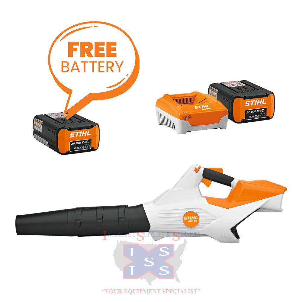 BGA 86 Cordless Electric Blower Kit w/ FREE Extra Battery.