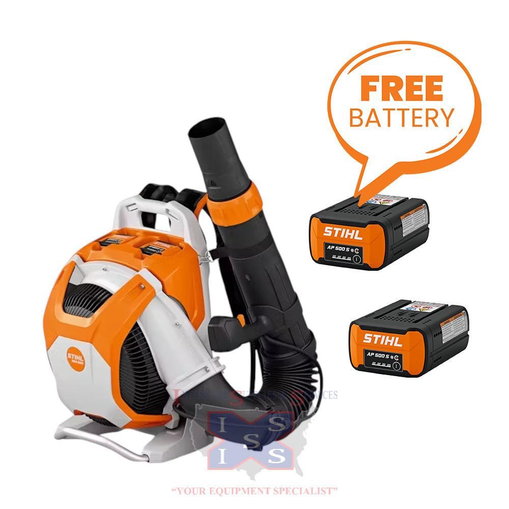 BRA 500.0 Cordless Backpack Blower + 2 AP 500 S Batteries (Special Promo).
