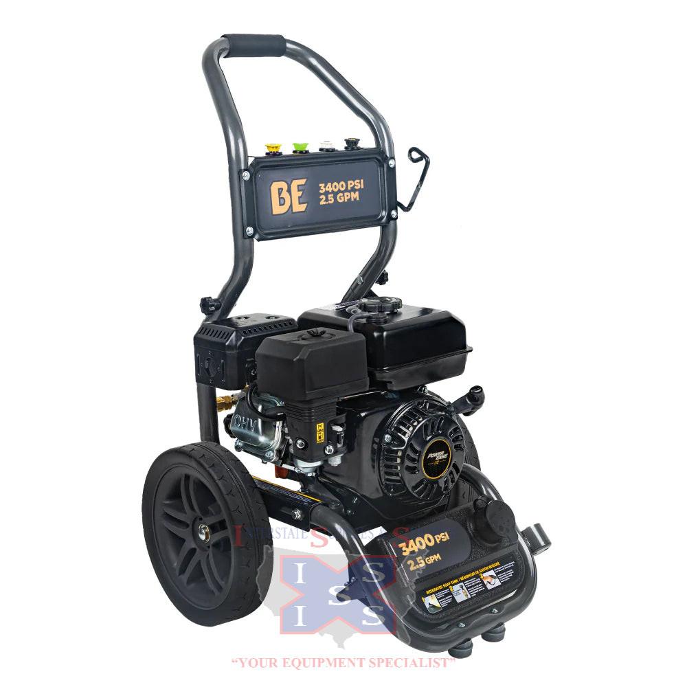 BE Equipment 223CC, 3400PSI@2.5GPM Gas Pressure Washer