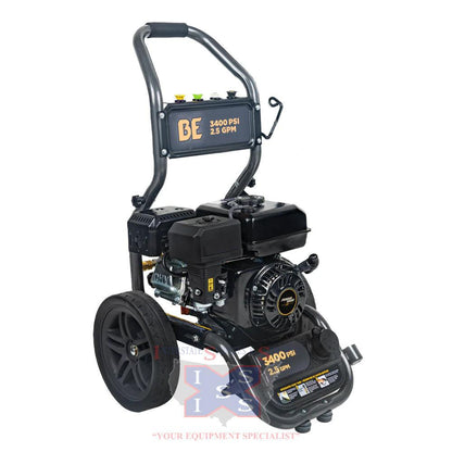 BE Equipment 223CC, 3400PSI@2.5GPM Gas Pressure Washer