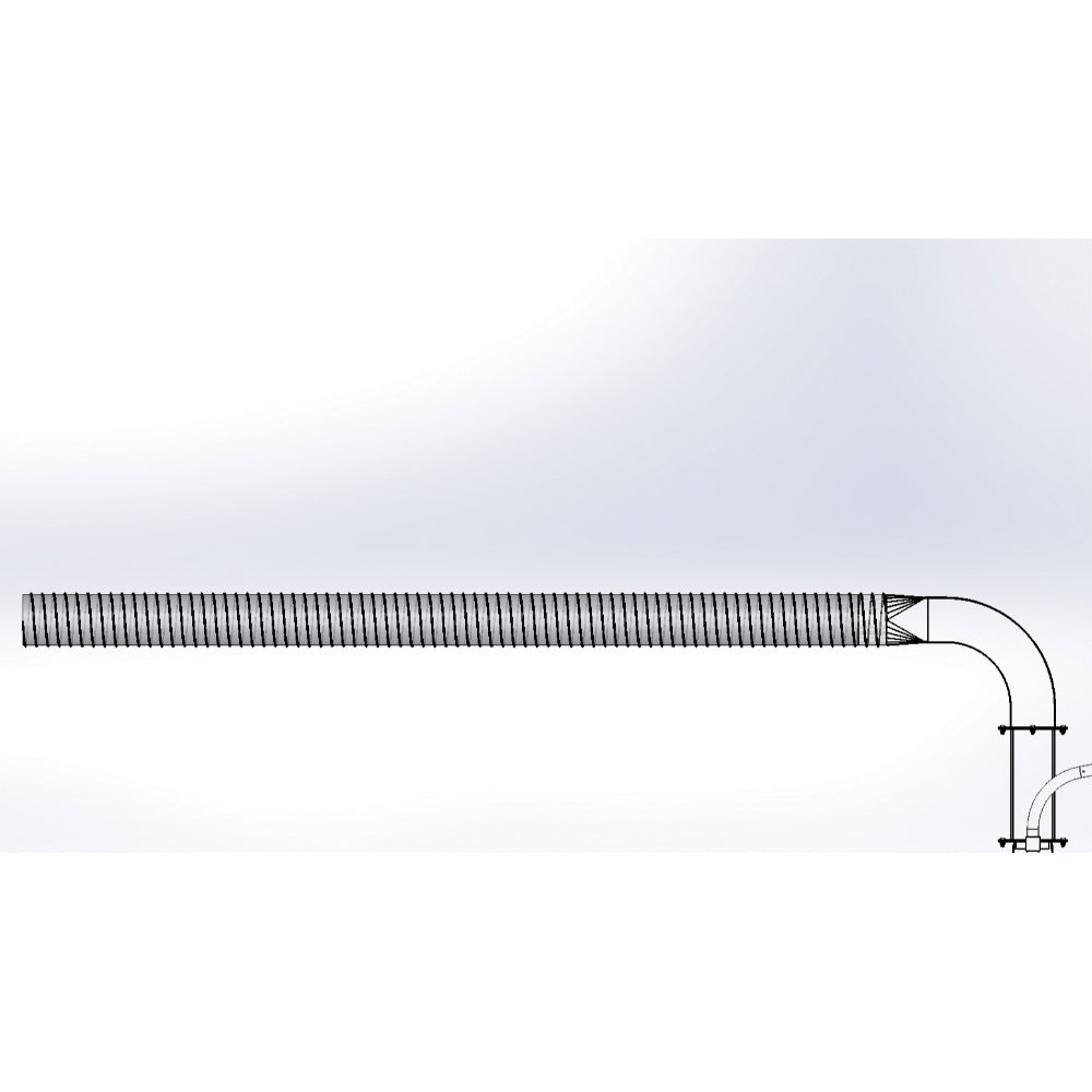 Billy Goat Clear Exhaust Hose Kit (Fits DL25) 791107
