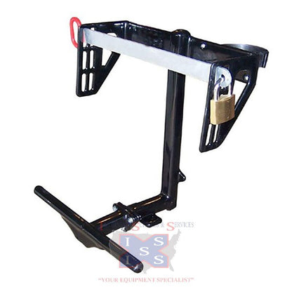 Vinyl-Coated Backpack Blower Rack (BR3000) Equipment Guard.