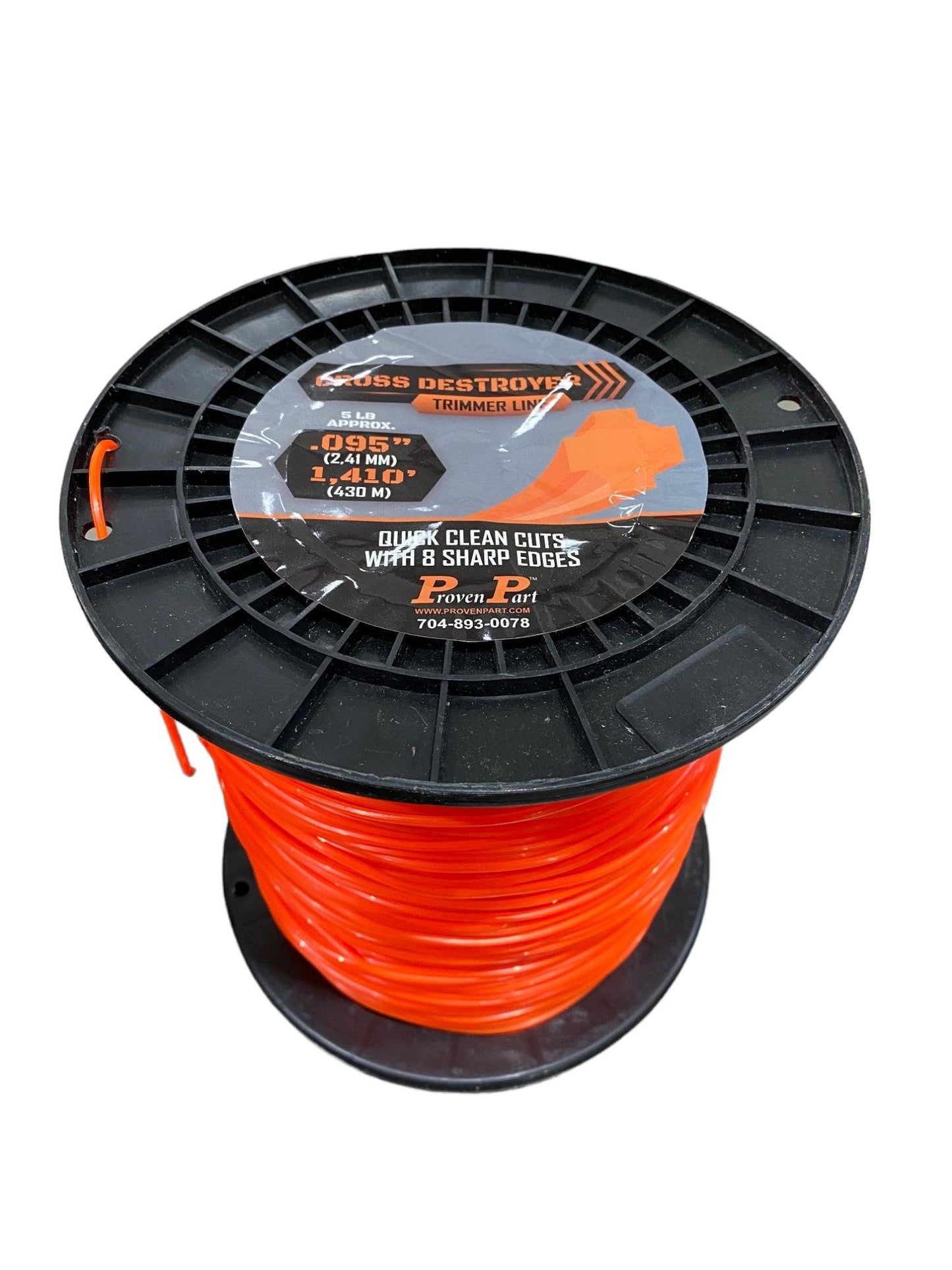 Proven Part Cross Destroyer 8 Sided Professional Trimmer Line .095 5Lb.