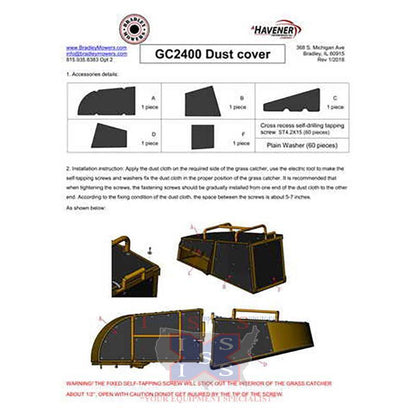 Dust Cover For GC2400 (DC2400).