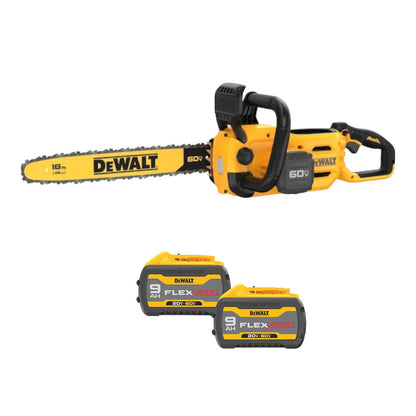 DeWalt 60V MAX 18" Brushless Cordless Chainsaw w/ 2 Batteries (Charger Not Included)