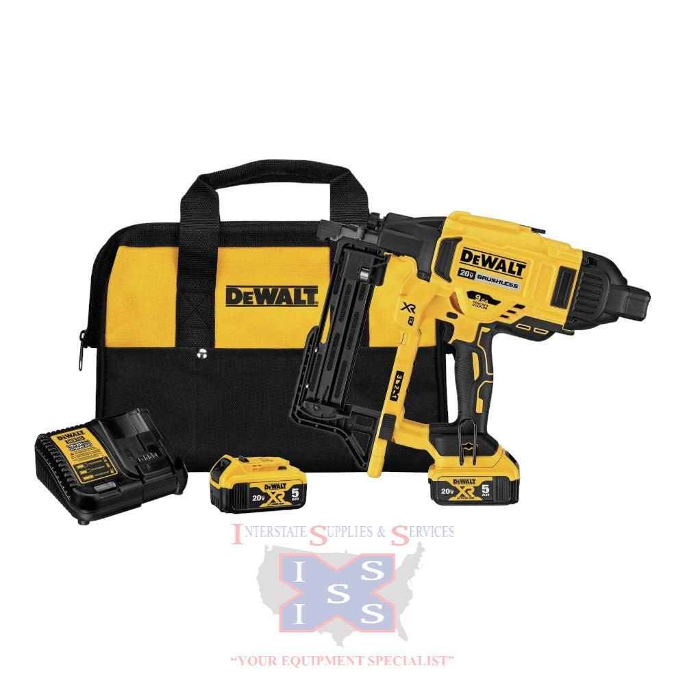 DeWalt 20V MAX XR 9 GA Cordless Fencing Stapler Kit.