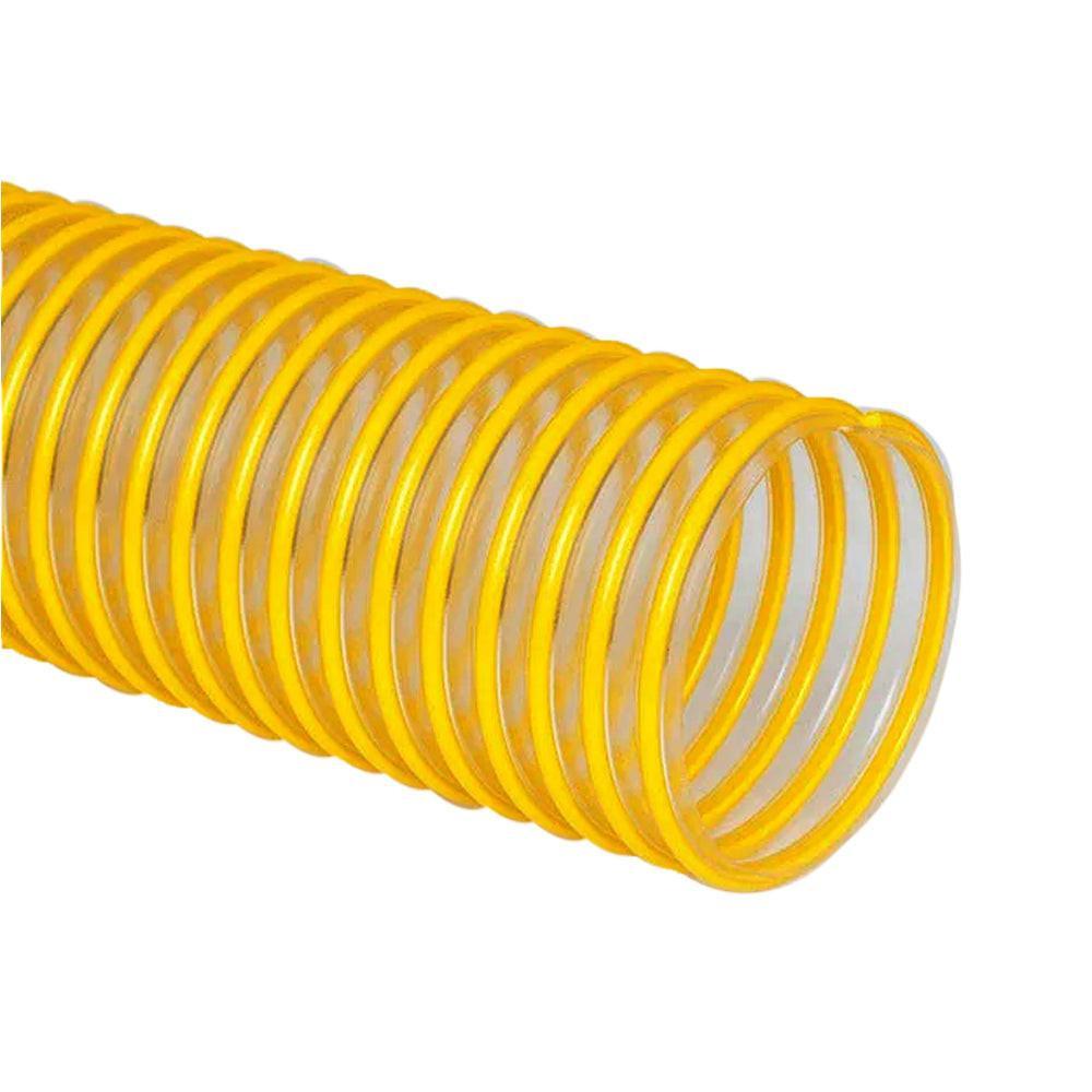 Proven Part Hose 14 In. X 10 ft. Clear Urethane Fits Dl3500 Debris Loader Fits Hose Part # 792208 .045 Wall