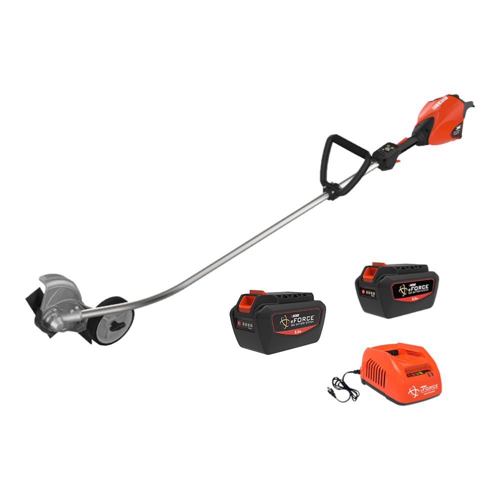 Echo Eforce 56V X-Series Curved Shaft Edger Kit + FREE Extra Battery