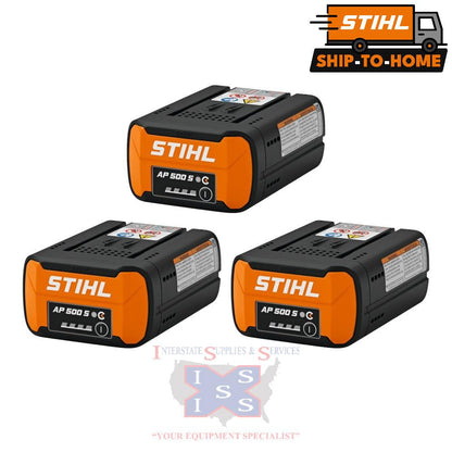 2-Pack AP 500 S Battery with FREE Extra 3rd Battery.