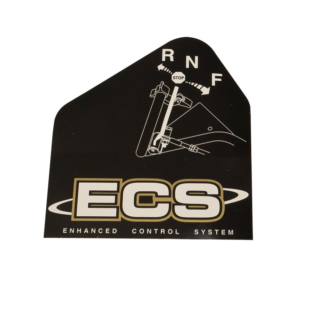 Exmark Right-Hand ECS Instruction Decal 103-2243