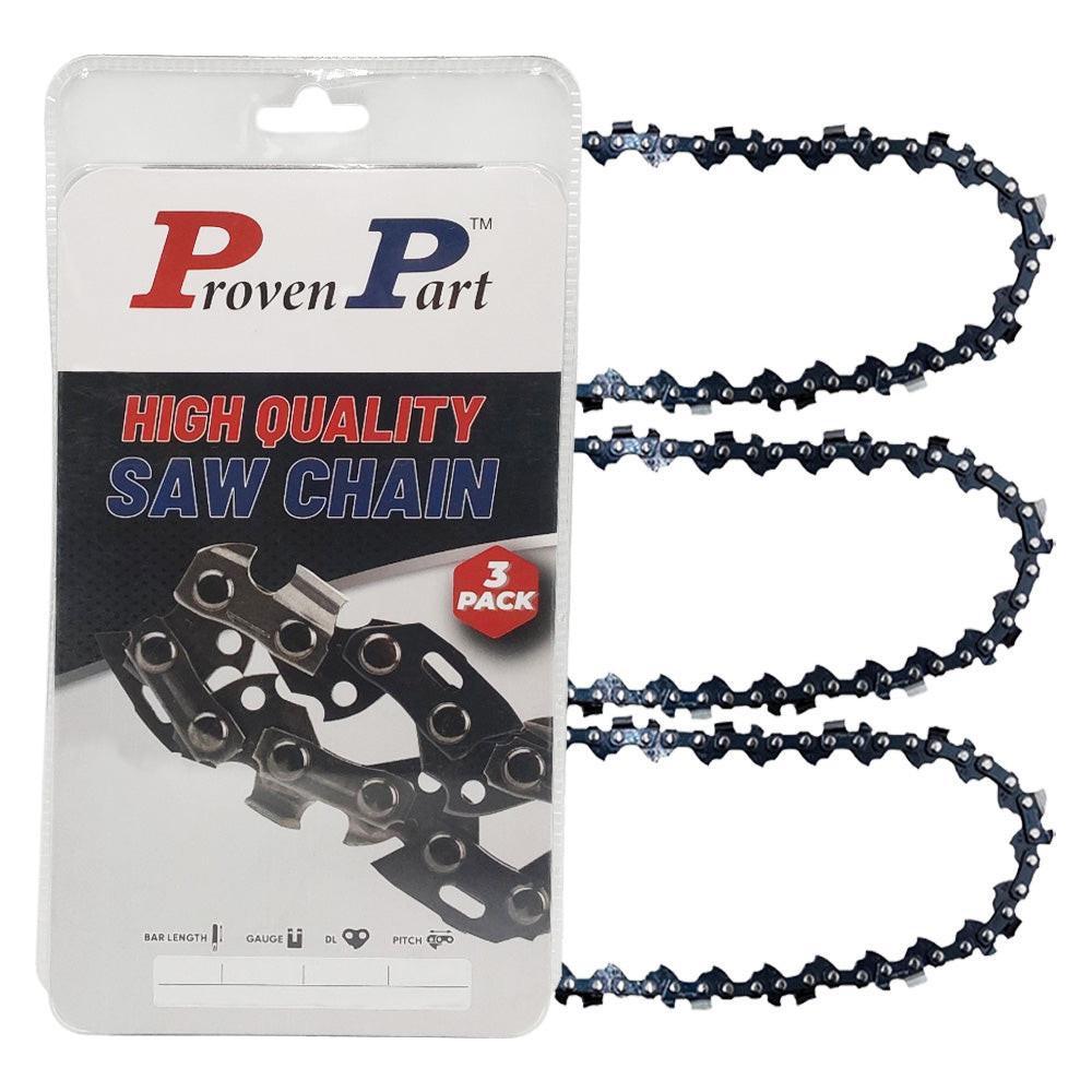 Proven Part 3-Pack of chainsaw Chain 38 Pitch 063 Gauge 76 DL Fits Stihl 36RS3 76