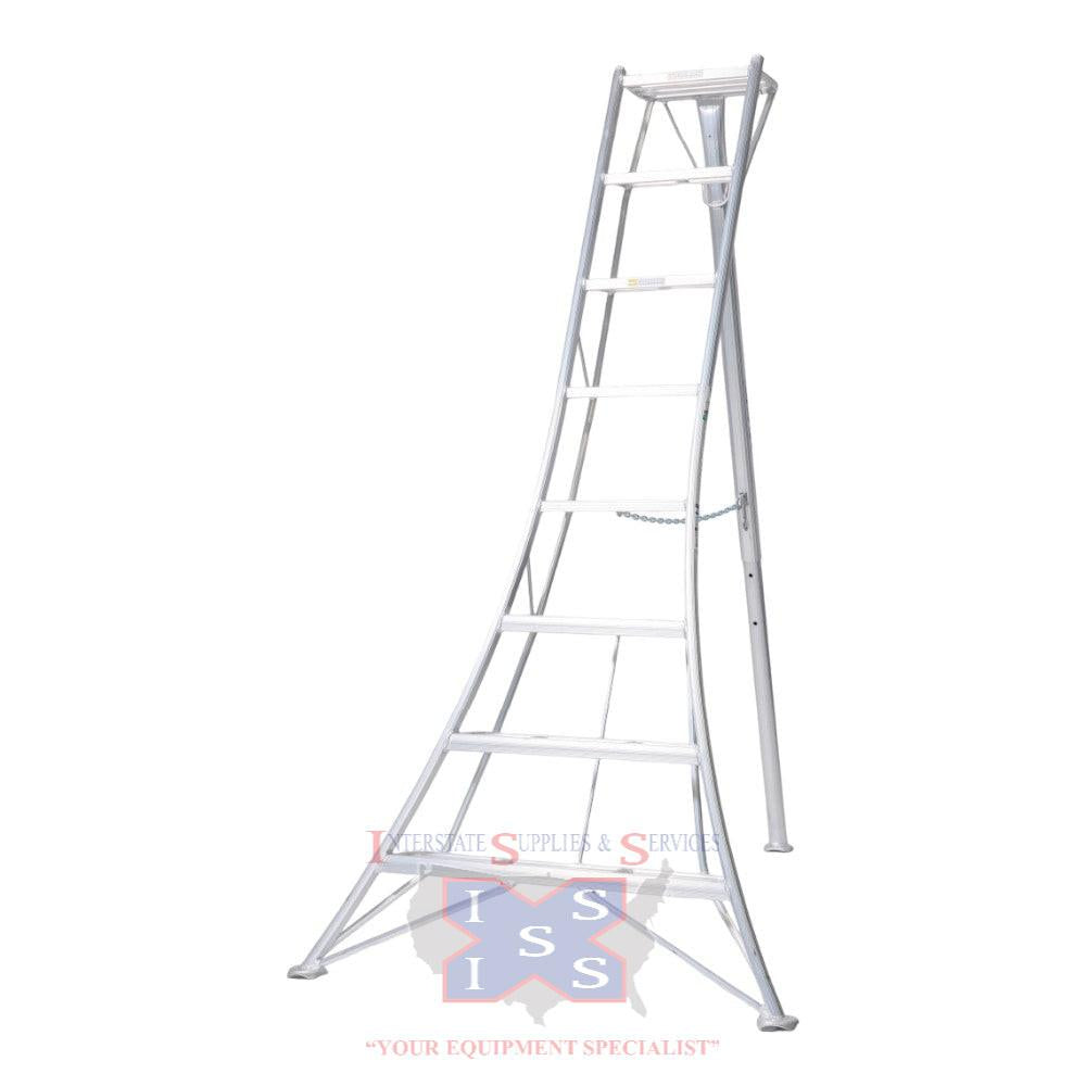 8' Tripod Orchard Aluminium Ladder.