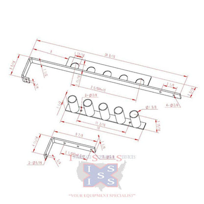 Hand Tool Rack | Accessory For TG2000 Equipment Guard.