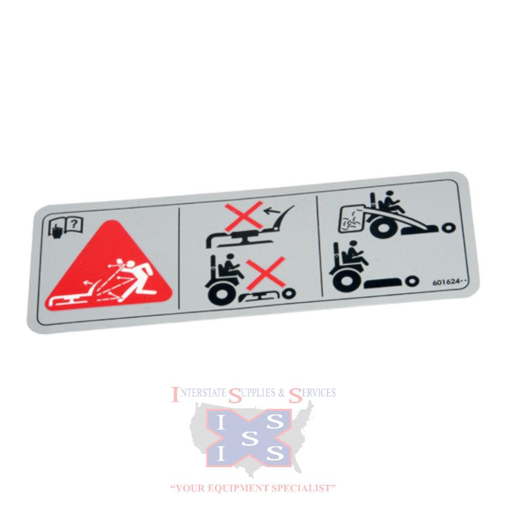 Hustler Turf Decal Discharge C 601624