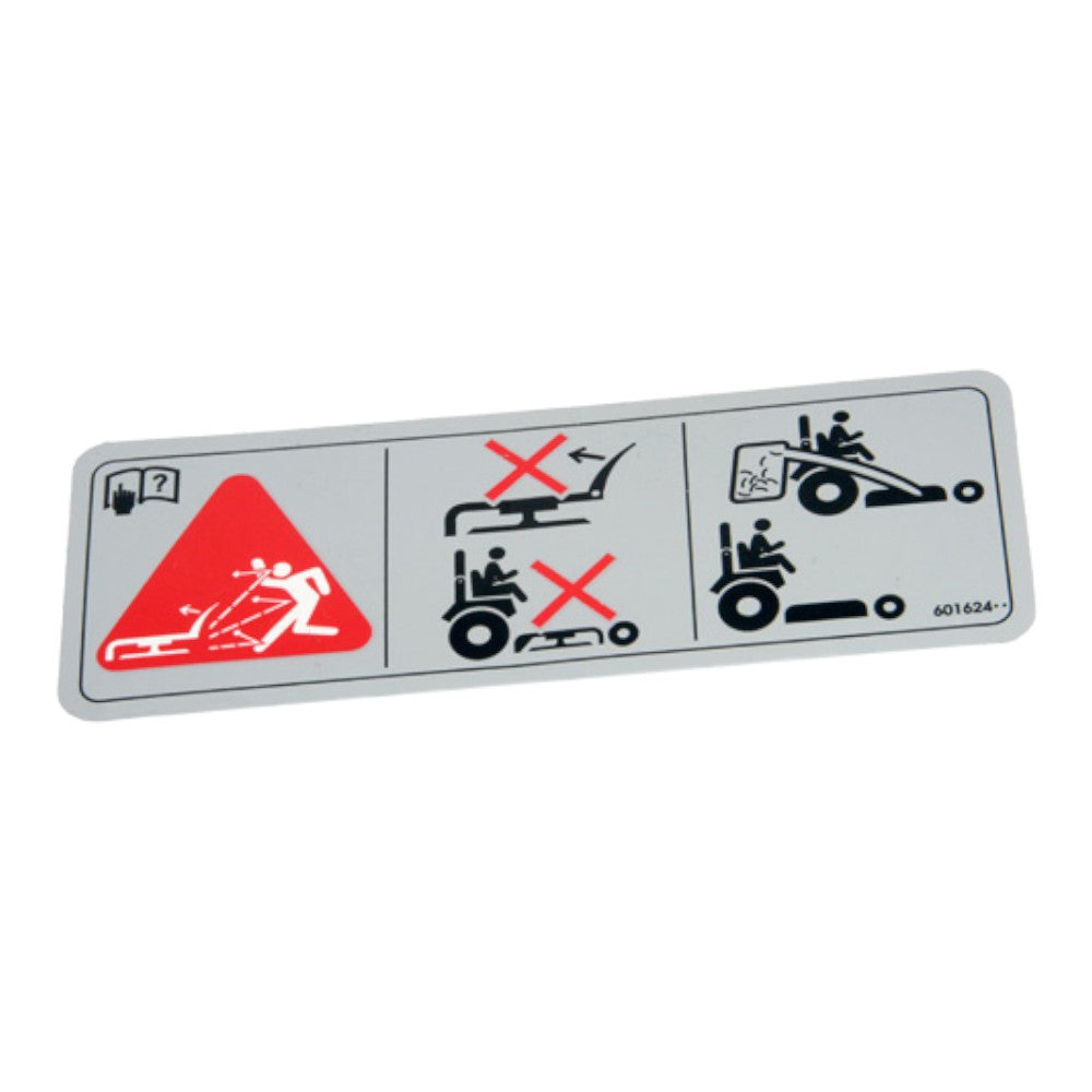 Hustler Turf Decal Discharge C 601624