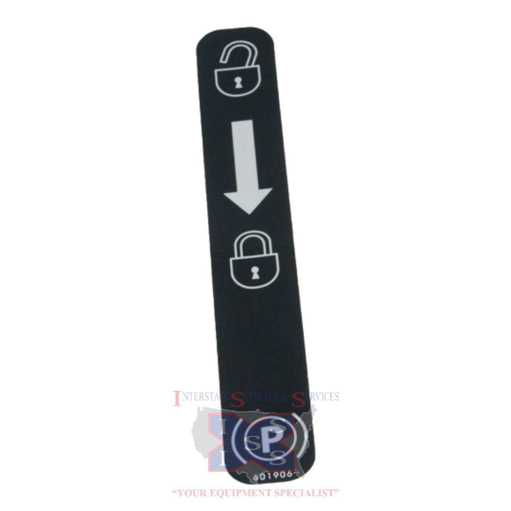 Hustler Turf Decal Park Brake 601906