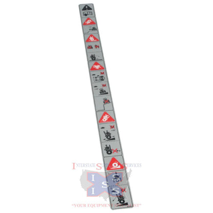 Hustler Turf Decal Safe Operat 601993