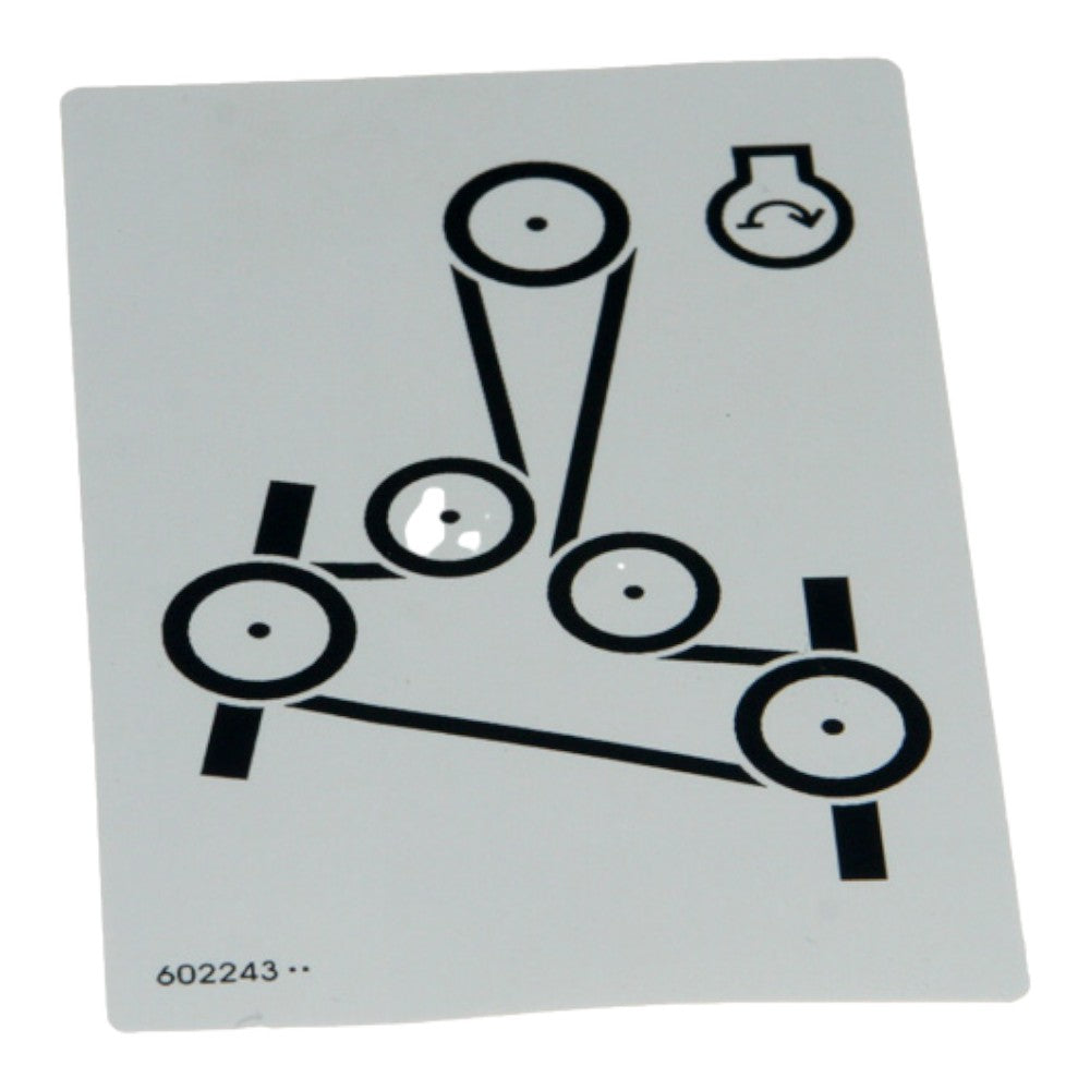 Hustler Turf Decal Belt Routin 602243