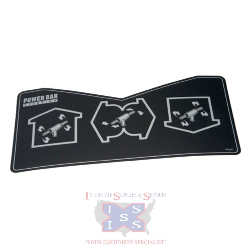 Hustler Turf Decal Steering 603457