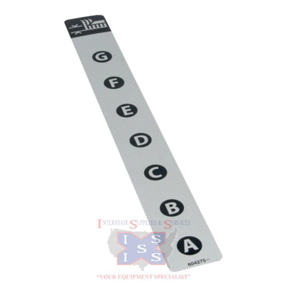 Hustler Turf Decal Deck Height 604275