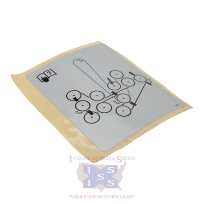Hustler Turf Decal Belt Routin 607612