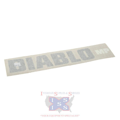 Hustler Turf Decal Diablo Mp 608118