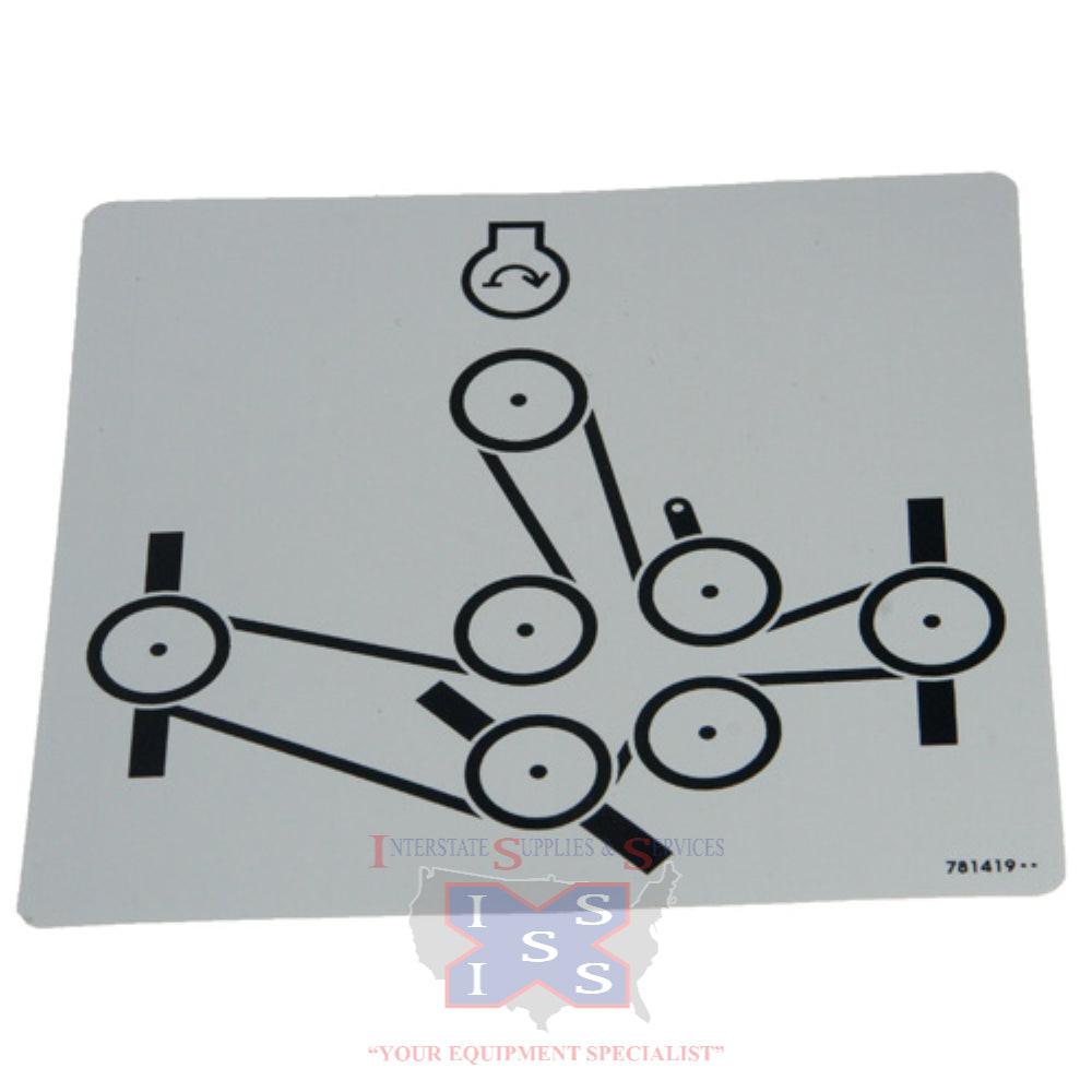 Hustler Turf Decal Belt 781419