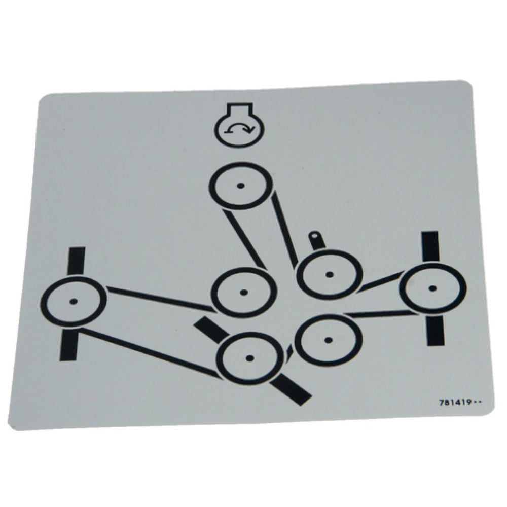 Hustler Turf Decal Belt 781419