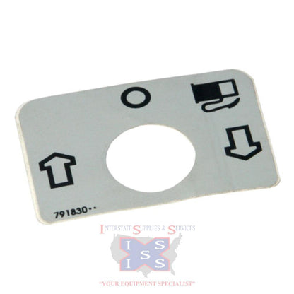 Hustler Turf Decal Fuel Indica 791830