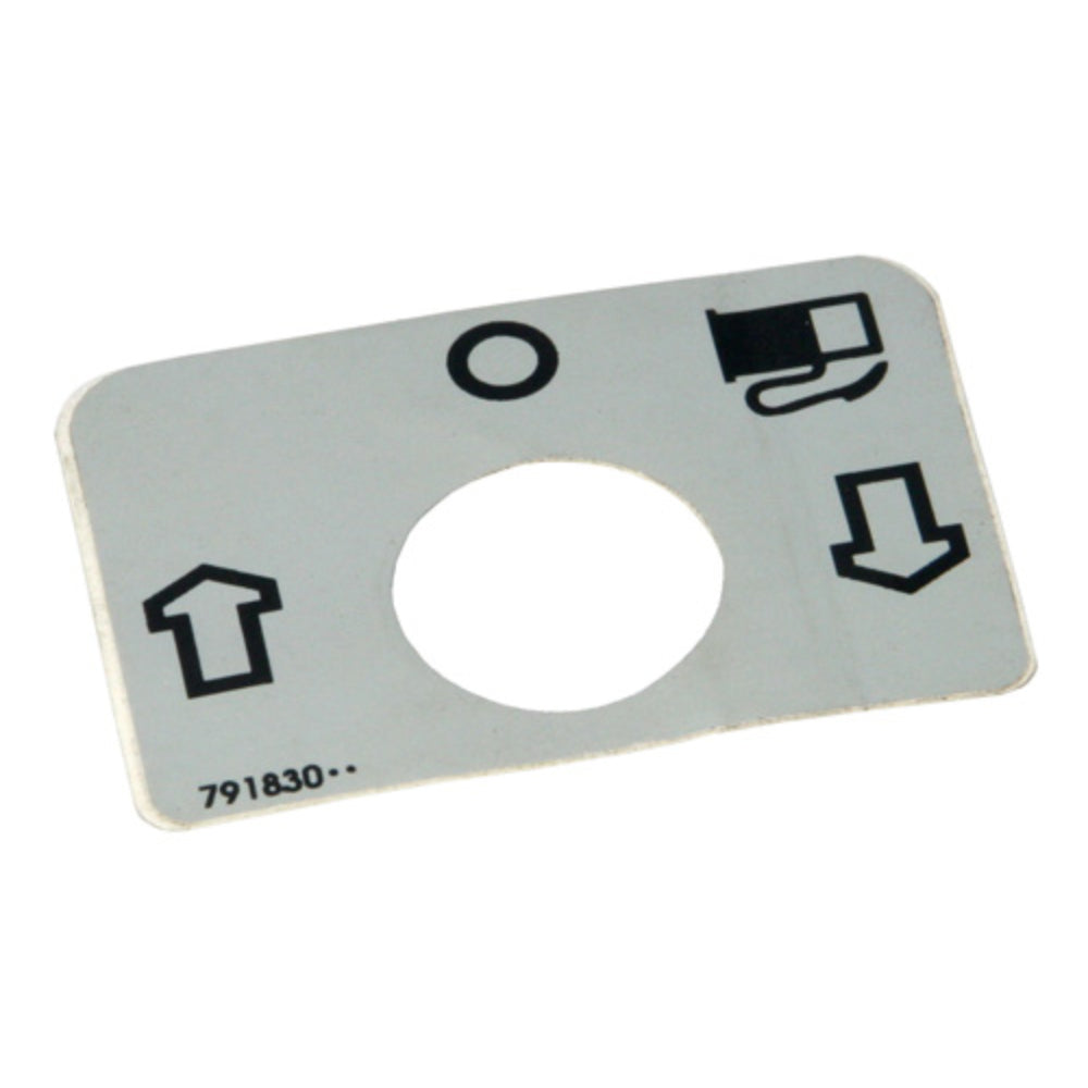 Hustler Turf Decal Fuel Indica 791830