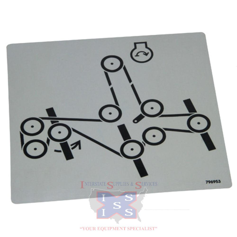 Hustler Turf Decal Rd Deck Rtg 796953
