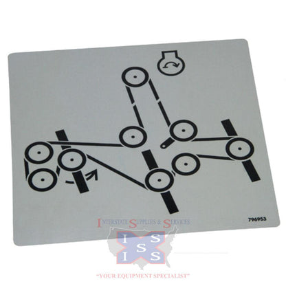 Hustler Turf Decal Rd Deck Rtg 796953