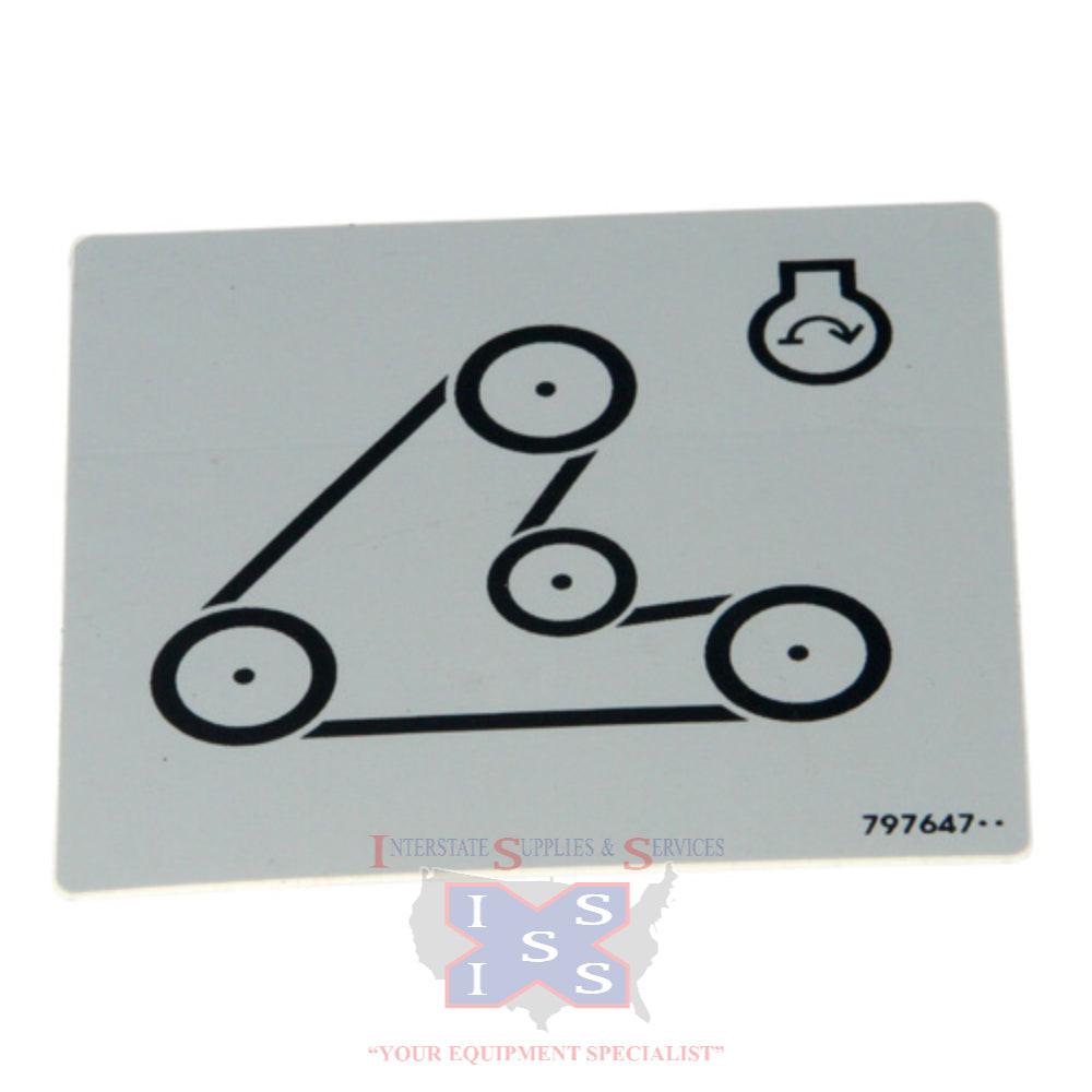 Hustler Turf Decal Tsh Izt Bel 797647