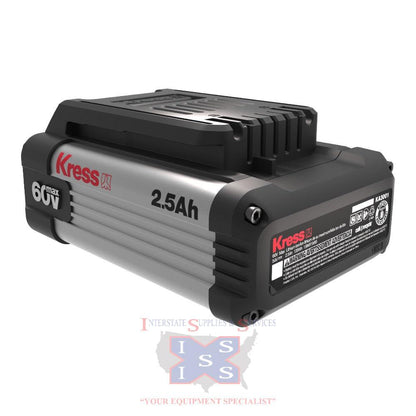 Kress 60V 2.5Ah Lithium-Ion Battery.