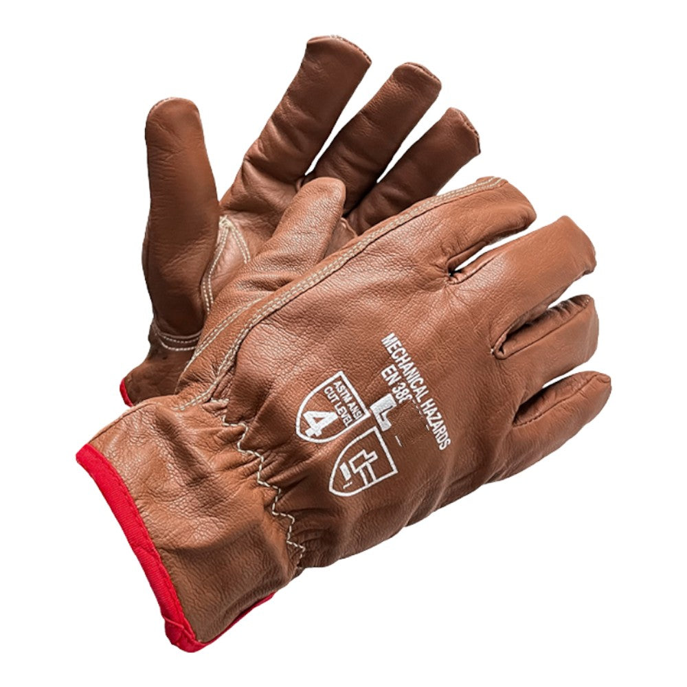 Kress Work Gloves - Leather Glove - X-LARGE