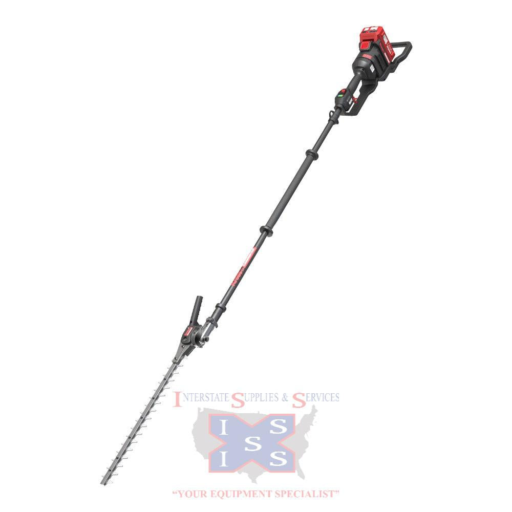 Kress Commercial 60V 55cm/22-inch Long Shaft Articulating (145°) Pole Hedge Trimmer (Tool Only).