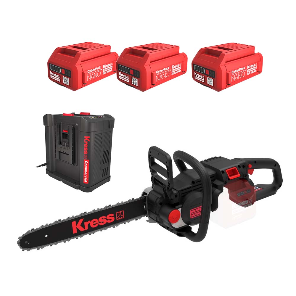 Kress Commercial 60V/16-inch Cordless Chainsaw Special Bundle