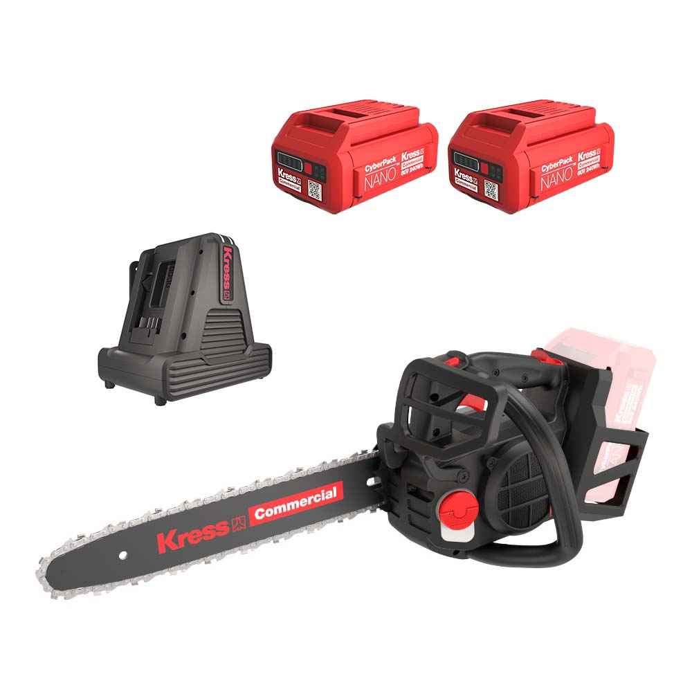 Kress Commercial 60V 35cm/14-inch Top Handle Chainsaw Special Bundle