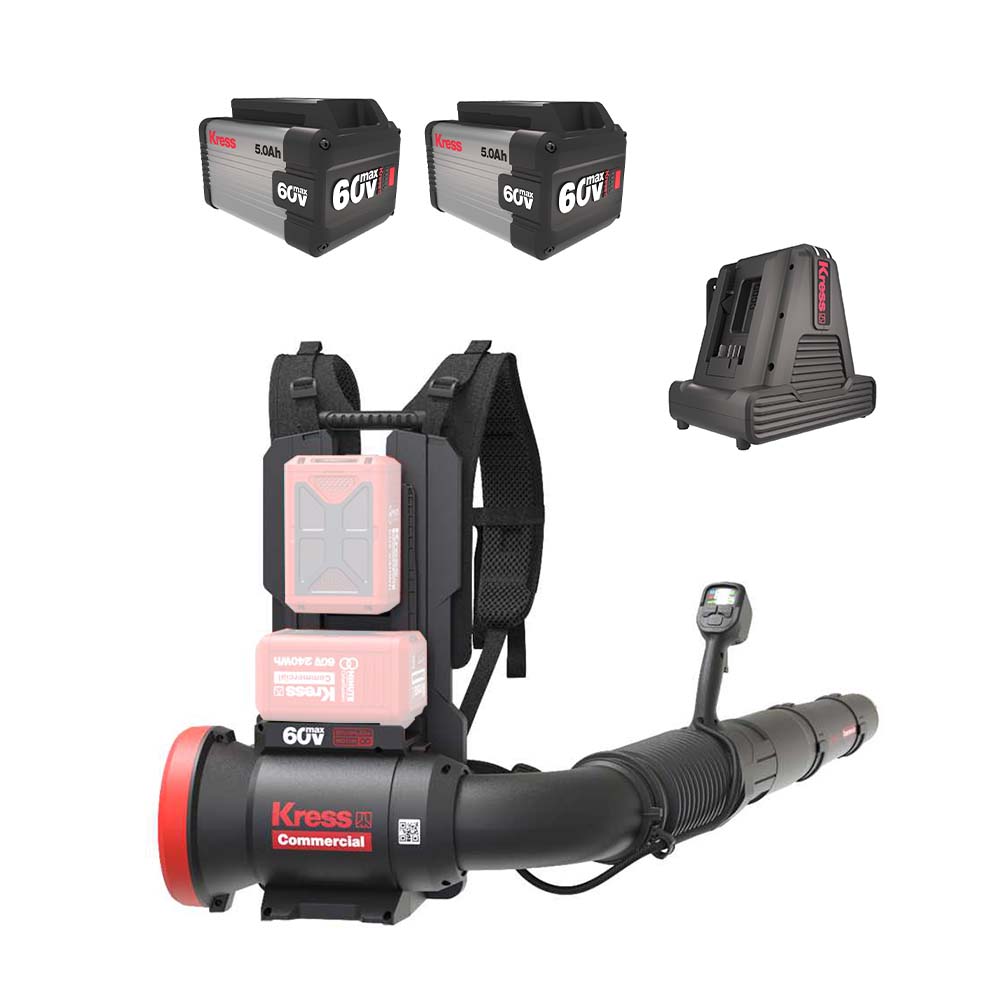 Kress Commercial 60V Backpack Blower KC520.9 Special Bundle