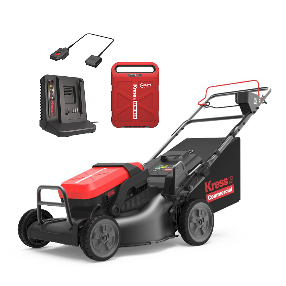 Kress Commercial 60V 21-inch Self-Propelled Mower KC710 Bundle
