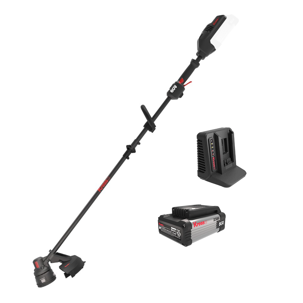 Kress 60V 16-inch Brushless Carbon Fiber Line Trimmer Kit