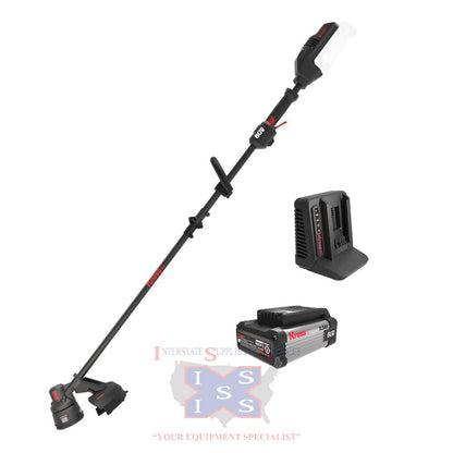 Kress 60V 16-inch Brushless Carbon Fiber Line Trimmer Kit.