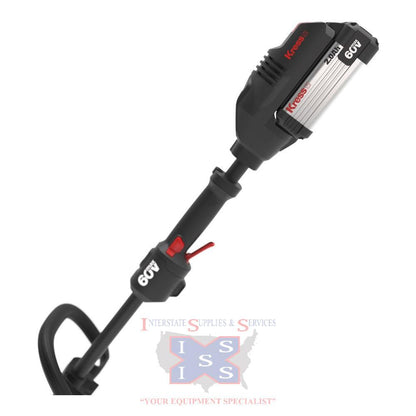 Kress 60V 16-inch Brushless Carbon Fiber Line Trimmer Kit.